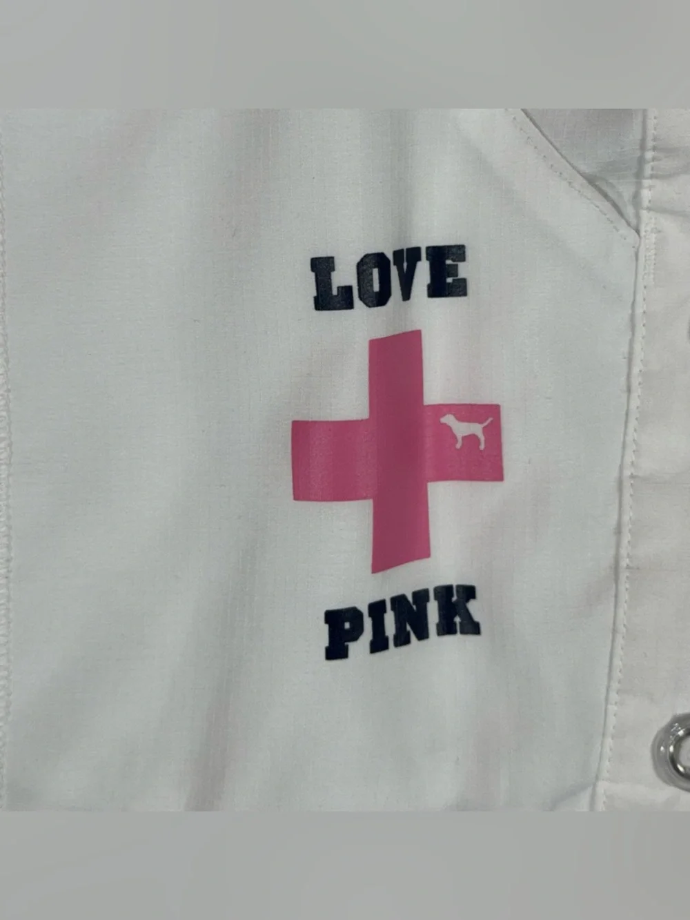 VS PINK TEAR AWAY LIFEGUARD TRACK PANTS - Picture 4 of 7